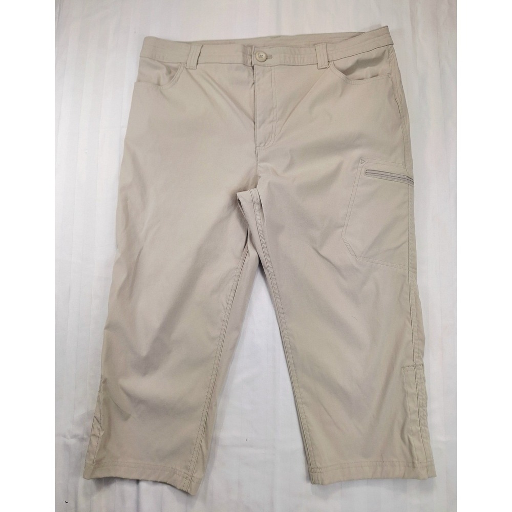 Women's Lightweight Crop Pants in Beige